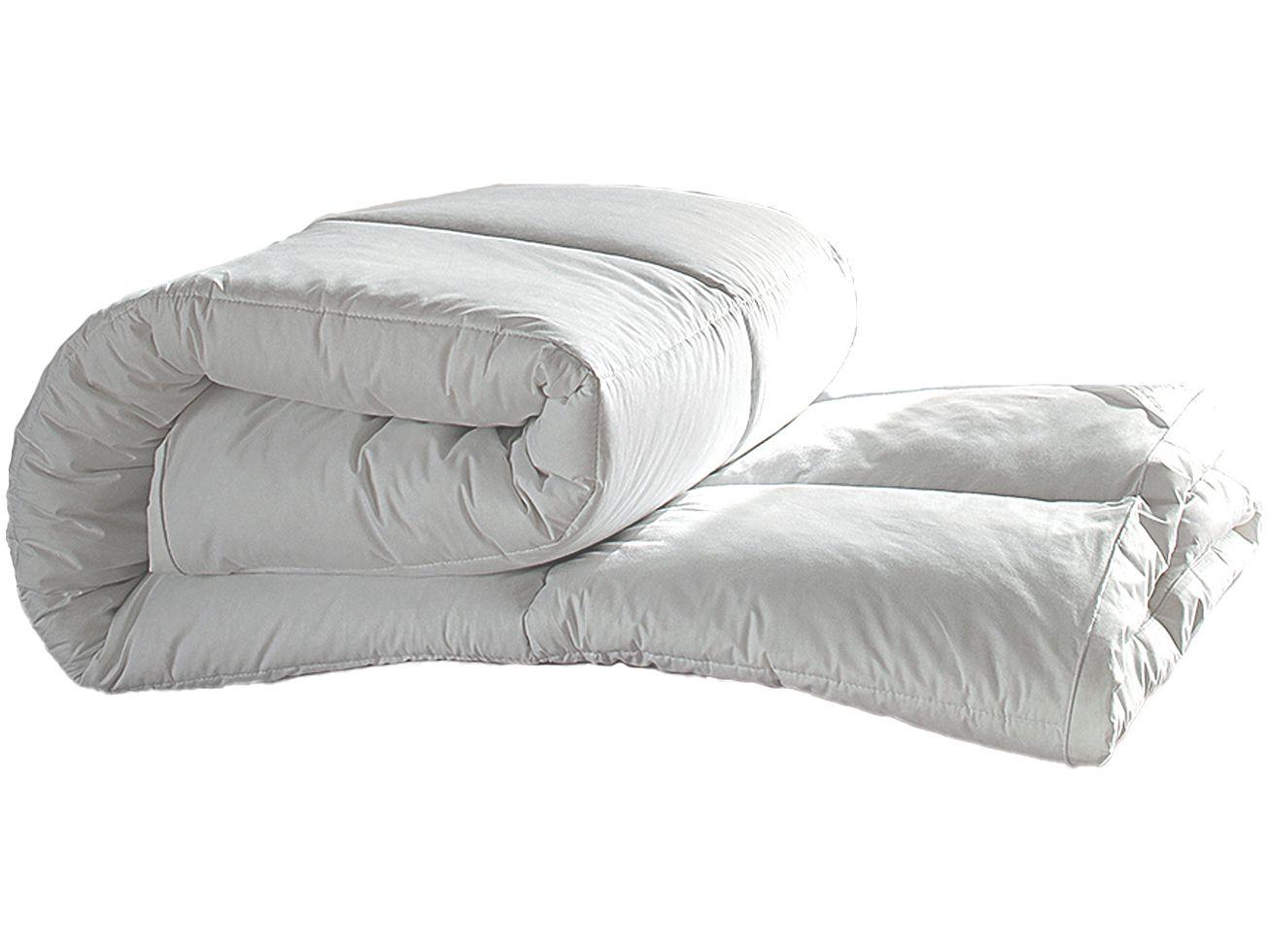 Pillow Top Solteiro 233 Fios Poliéster Microfibra - Buddemeyer En Vogue Branco