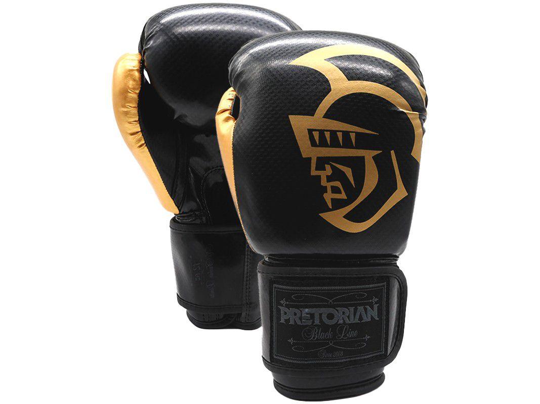 Luva de Boxe/Muay Thai Pretorian Black 14oz