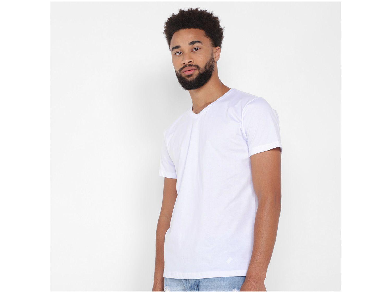 Camiseta Vista Magalu Básica Gola V