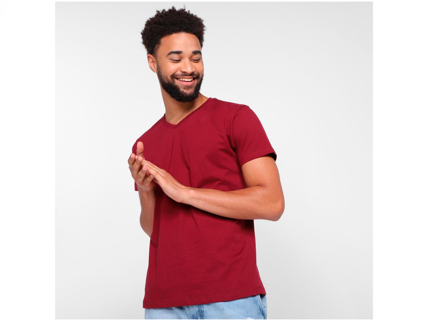 Camiseta Vista Magalu Básica Gola V