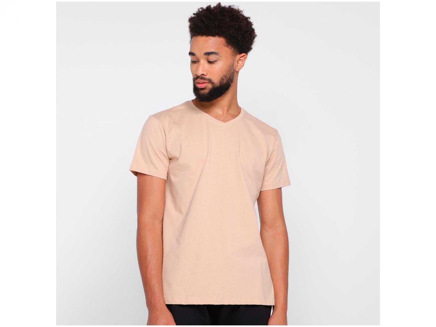 Camiseta Vista Magalu Básica Gola V