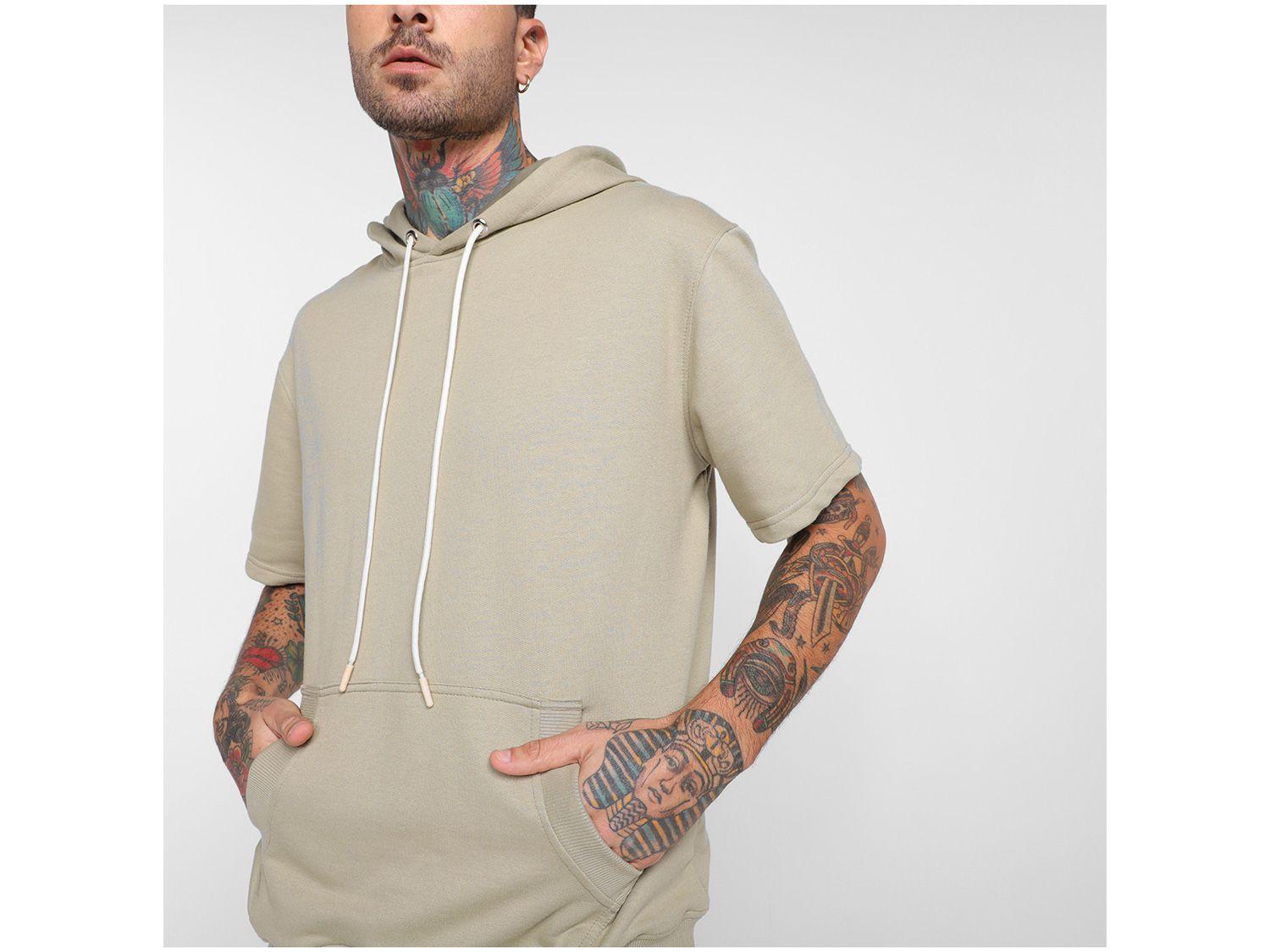 dark olive green moletom com capuz