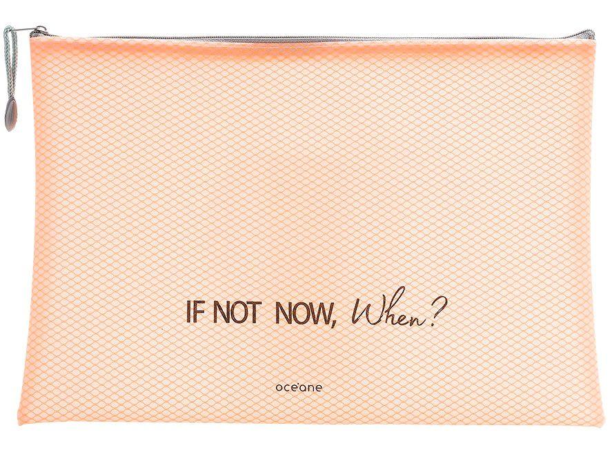 Necessaire de Maquiagem Océane Save Time Travel - Take Me Away G Laranja