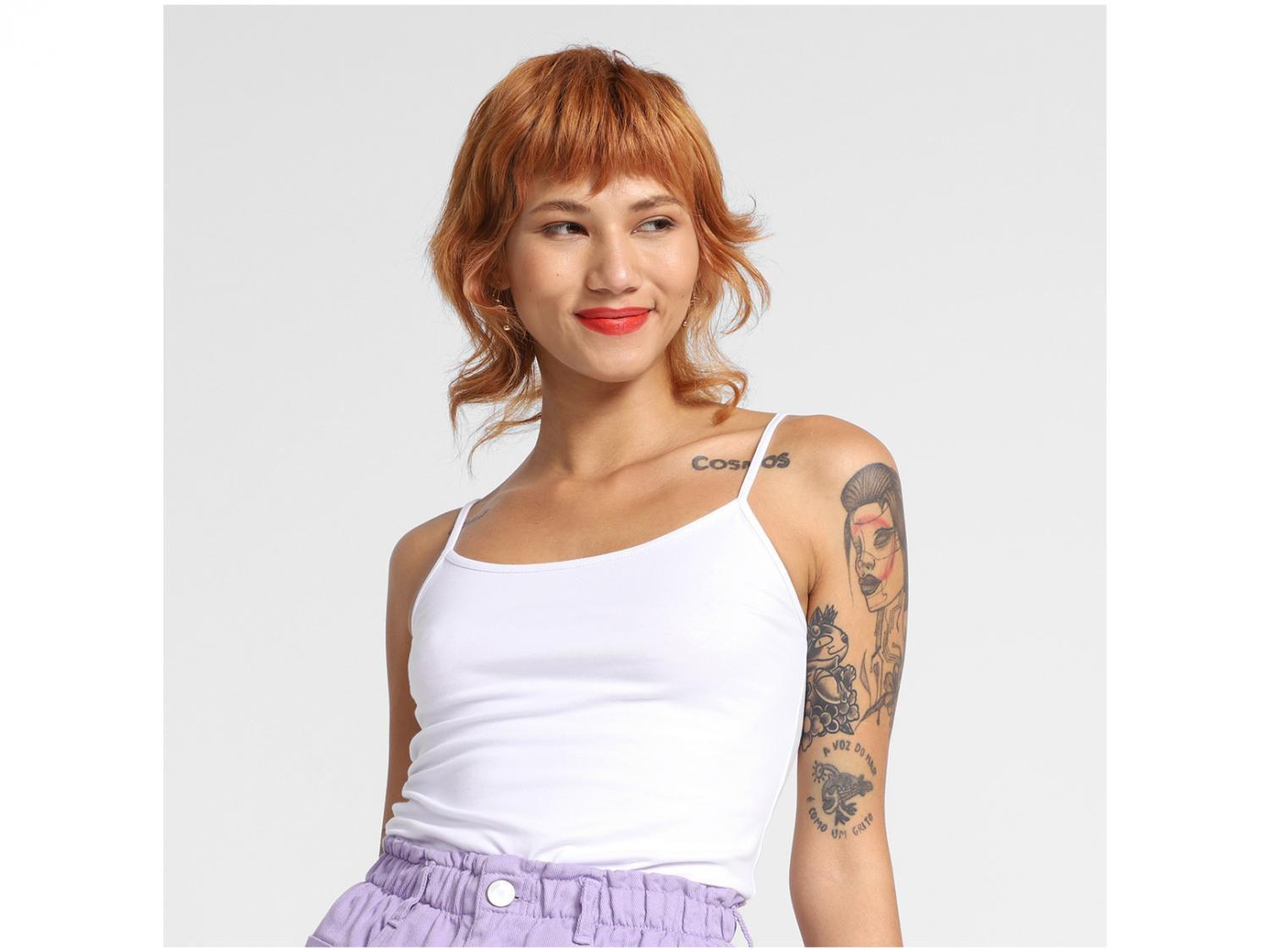 Blusa Vista Magalu Básica Alça