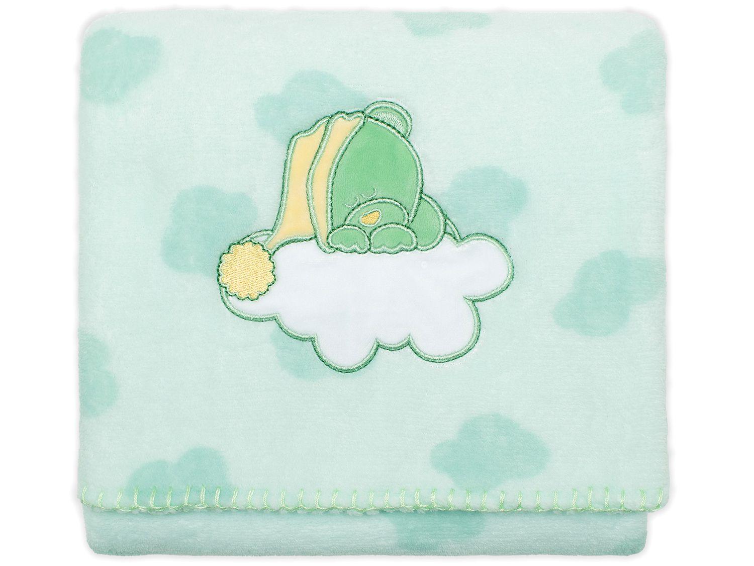 Manta para Bebê Buettner Microfibra Sleeper - Verde