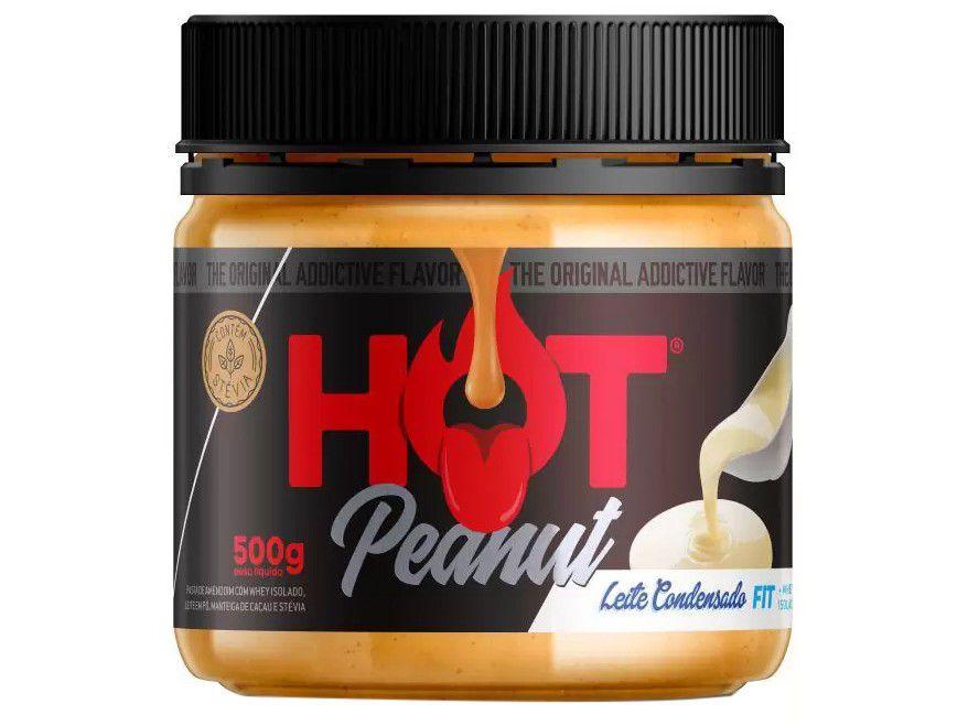 Pasta de Amendoim Leite Condensado Hot Fit - Gourmet Hot Peanut 500g