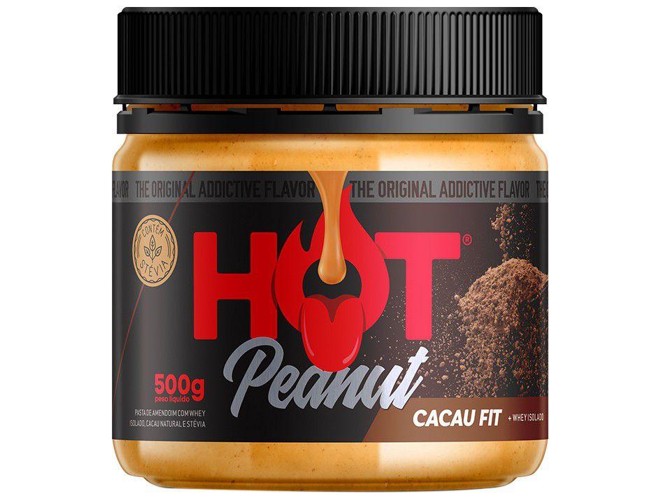 Pasta de Amendoim Cacau Hot Fit Gourmet - Hot Peanut 500g