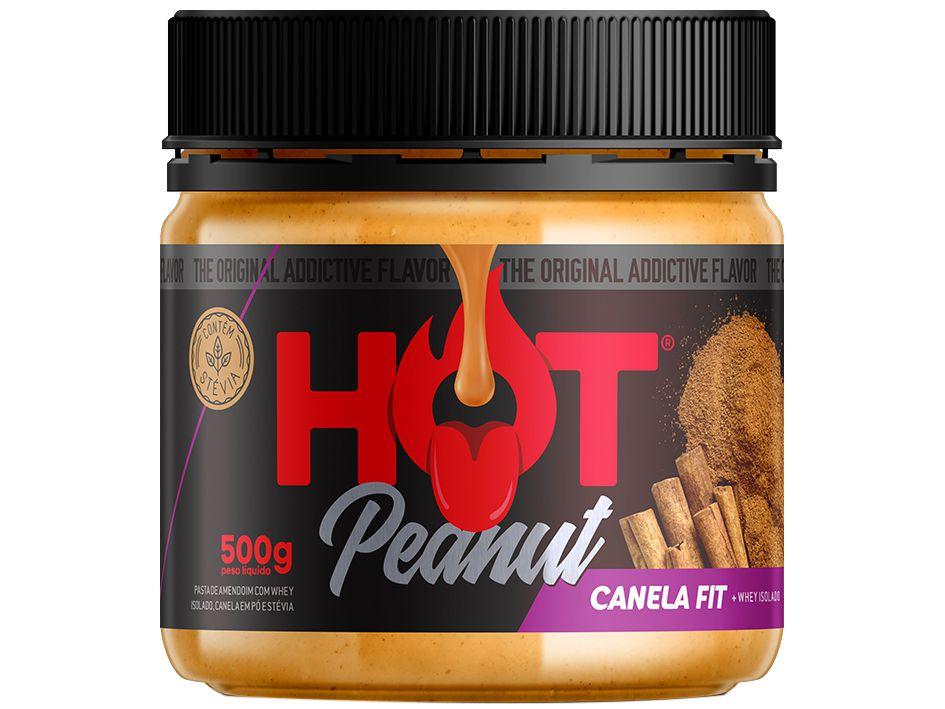 Pasta de Amendoim Canela Hot Fit Gourmet - Hot Peanut 500g