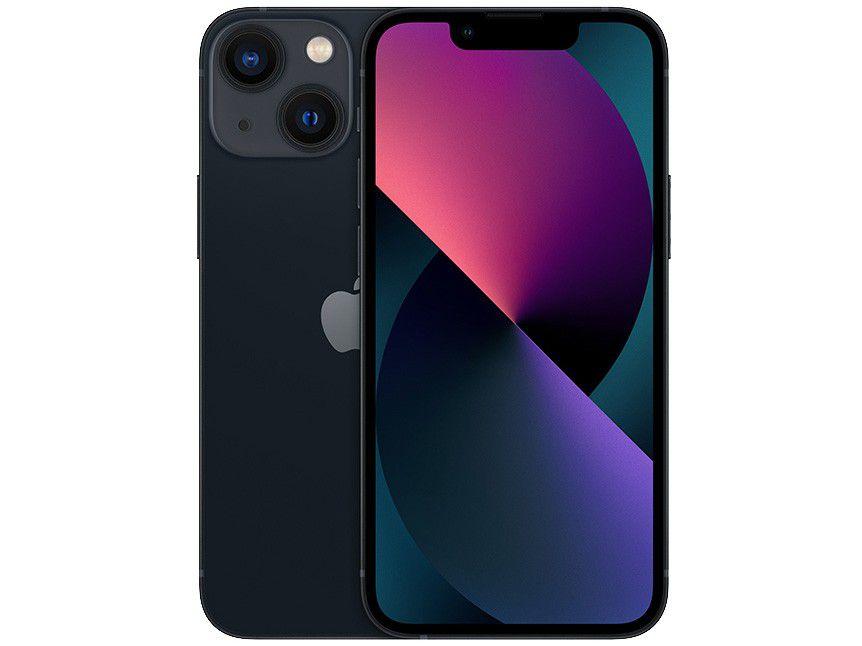 Apple iPhone 13 Mini 128GB Meia-noite Tela 5,4" - 12MP iOS
