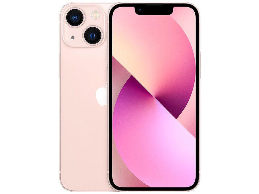 Apple iPhone 13 Mini 128GB Rosa Tela 5,4" - 12MP iOS