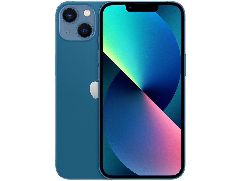 Apple iPhone 13 256GB Azul Tela 6,1" - 12MP iOS