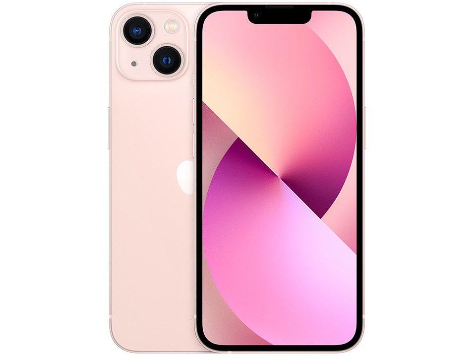Apple iPhone 13 512GB Rosa Tela 6,1" - 12MP iOS