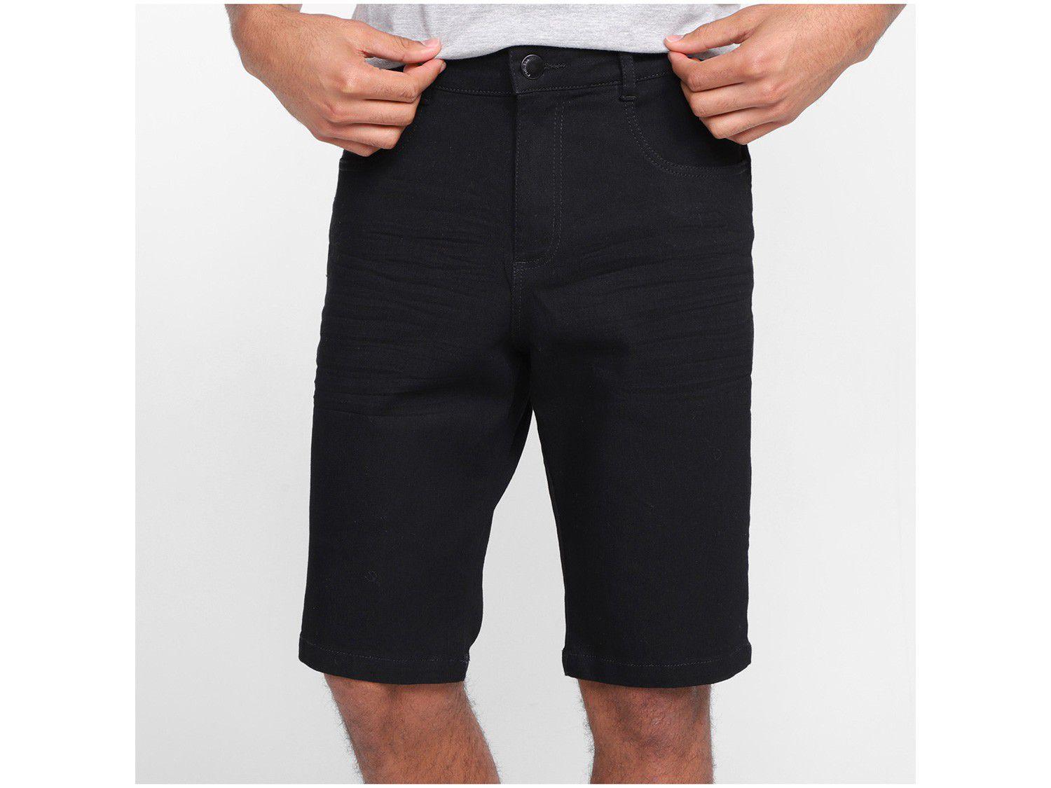 Bermuda Jeans Vista Magalu Bolso Faca
