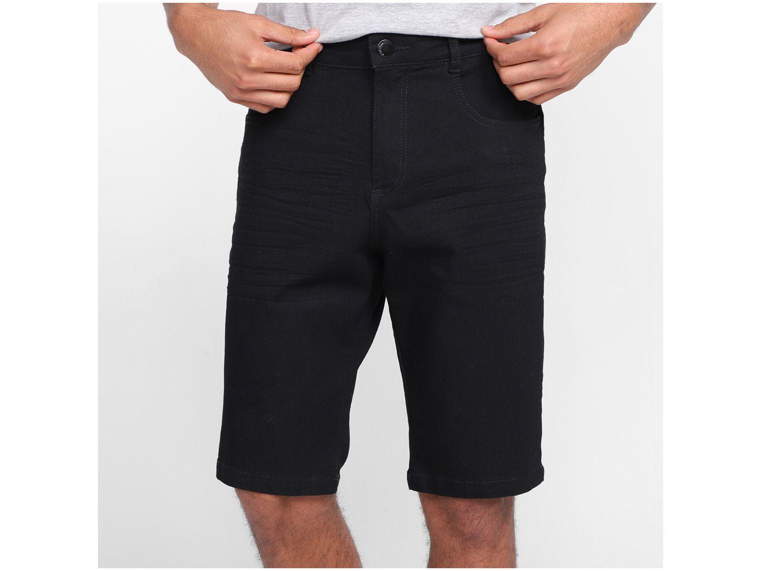 Bermuda Jeans Vista Magalu Bolso Faca