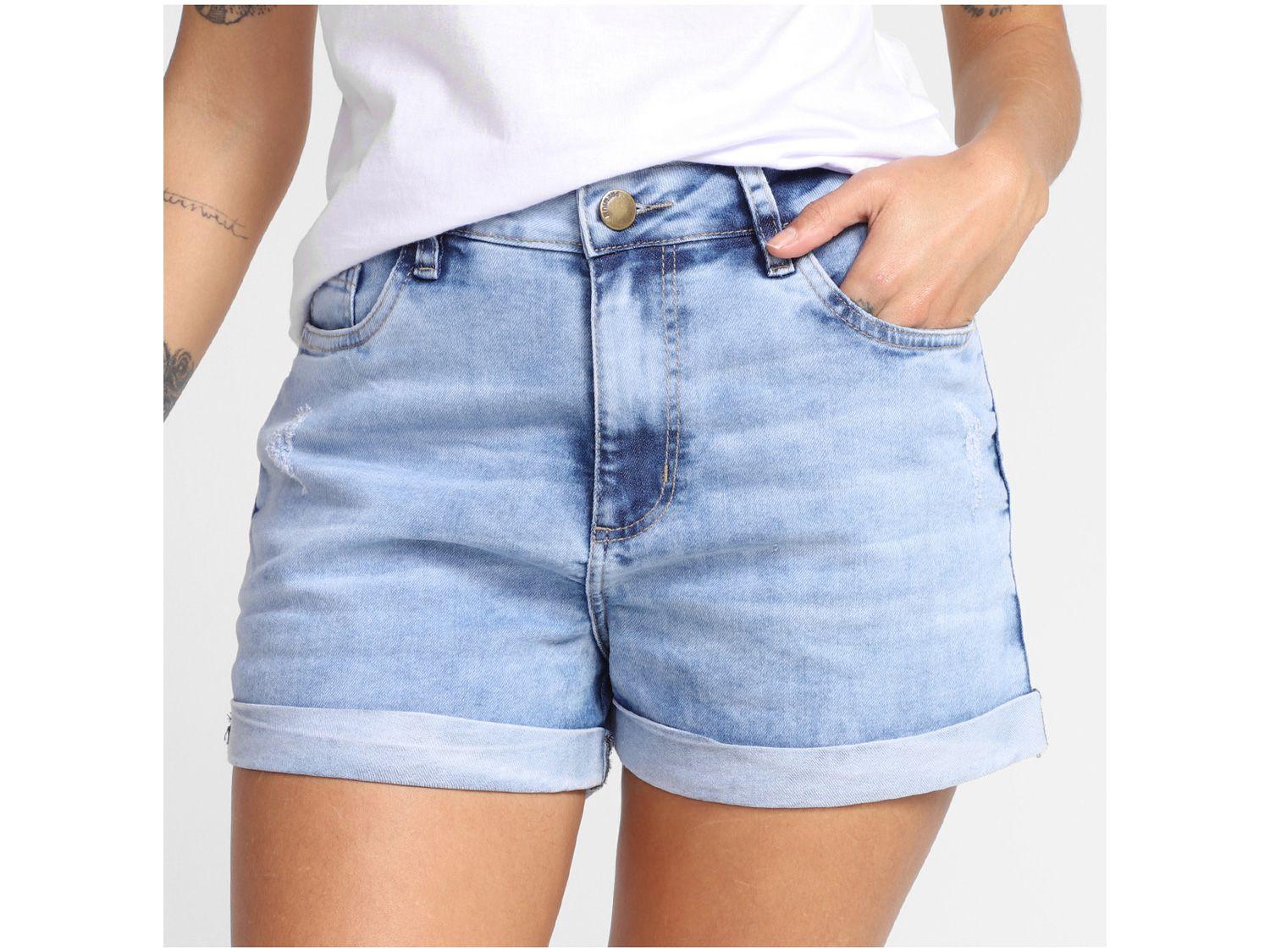 Short Jeans Vista Magalu Estonado