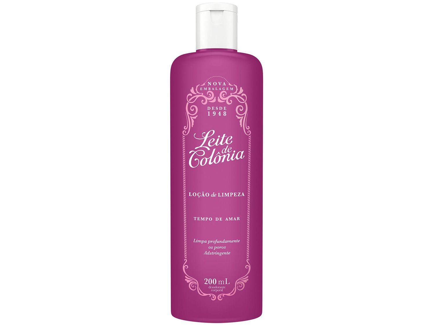 Loção de Limpeza Leite de Colônia Tempo de Amar - 200ml