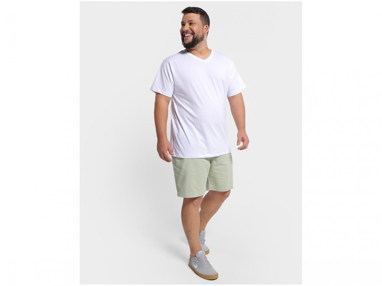 Bermuda Sarja Vista Magalu Chino