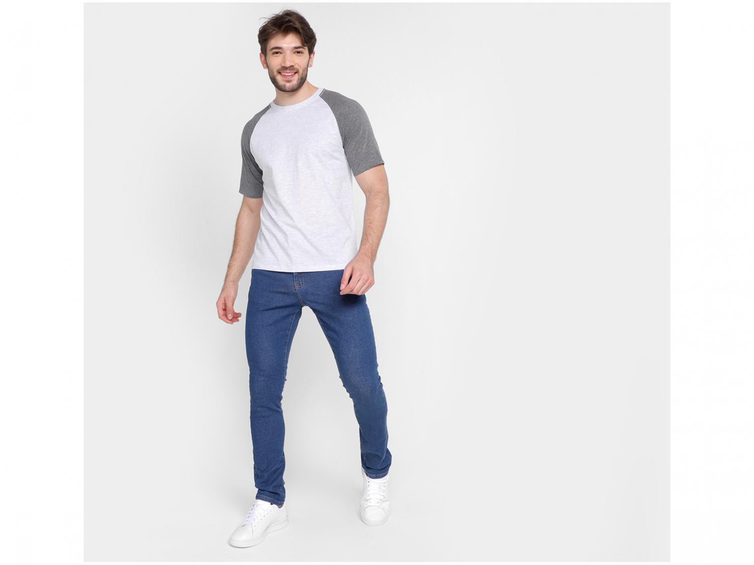 Calça Jeans Slim Vista Magalu 5 Bolsos