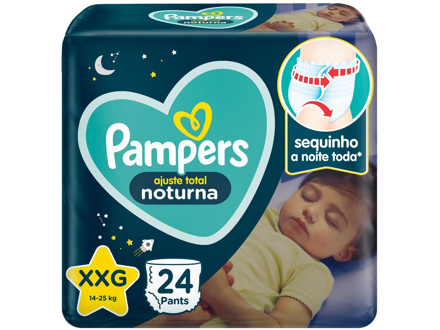 Fralda Calça Pampers Pants Noturna Tam. XXG - 14 a 25kg 24 Unidades