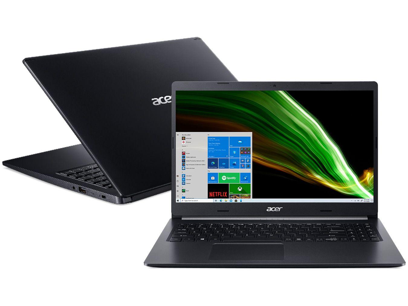 Notebook Acer Aspire 5 Intel Core i5 8GB 256GB SSD - 15,6" Full HD Windows 10 A515-54-53VN