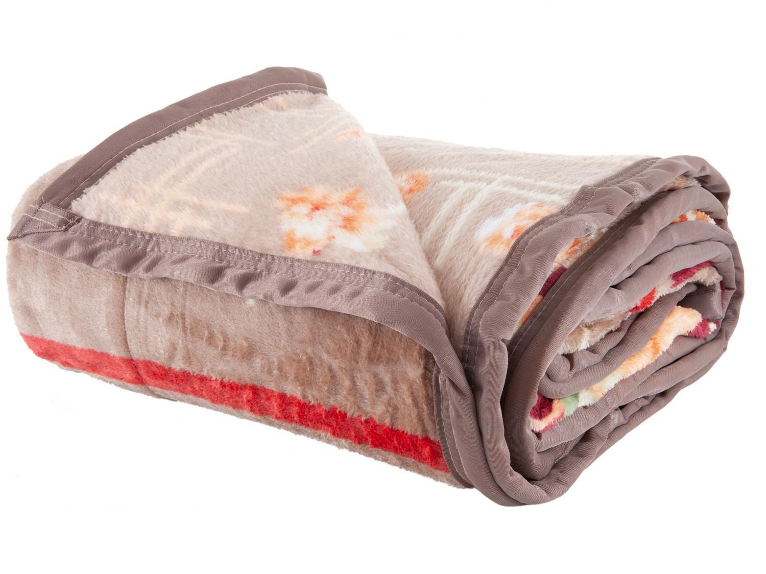 Cobertor Casal Jolitex Poliéster Dyuri Plus - Modalva Marrom