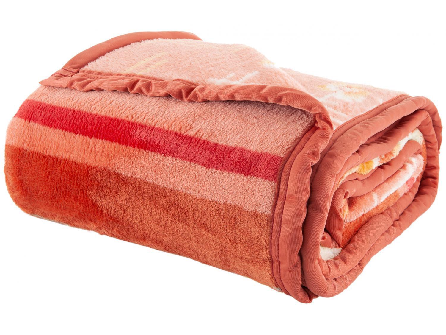 Cobertor Casal Poliéster Dyuri Plus Modalva Tijolo