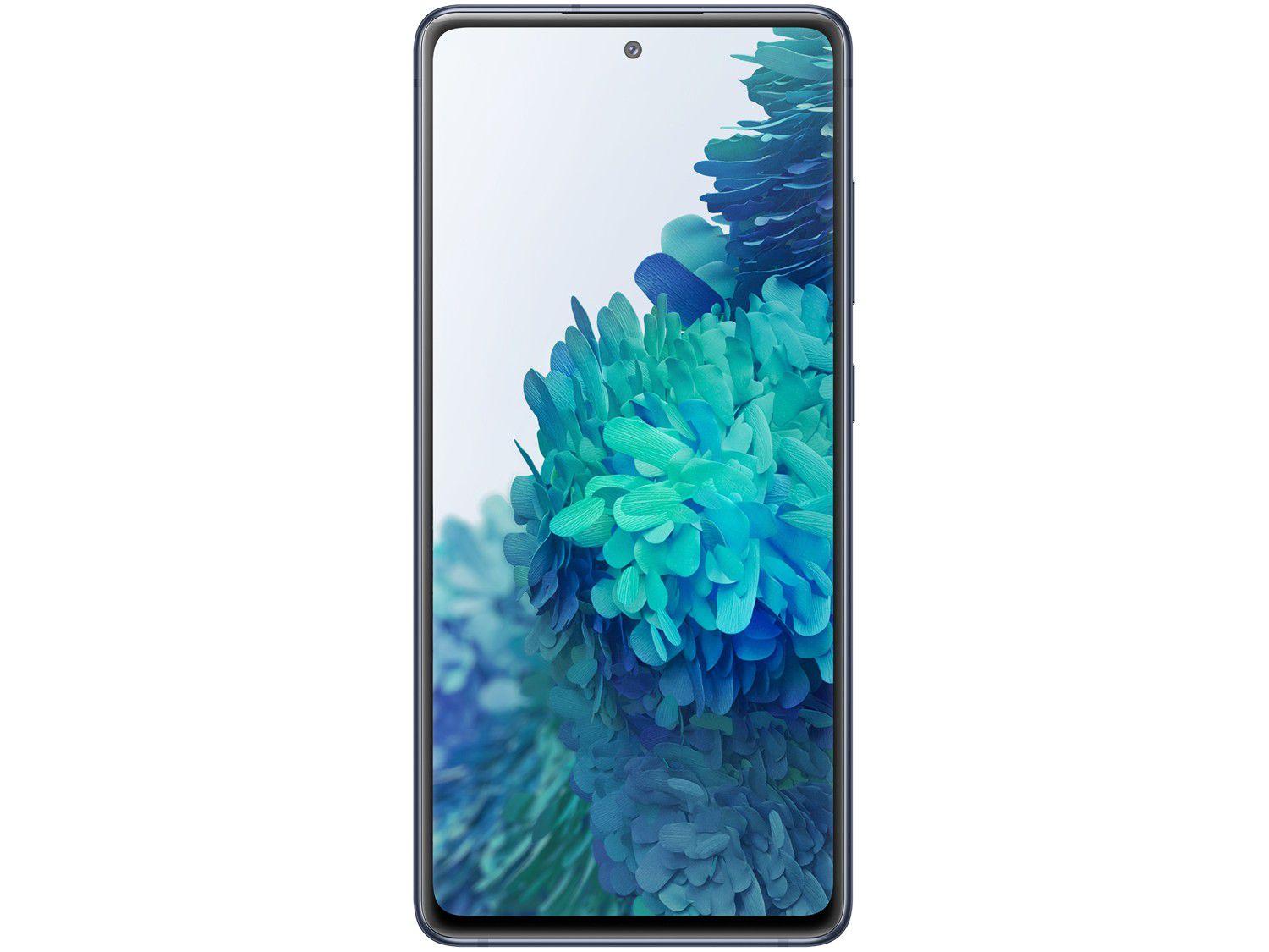 Smartphone Samsung Galaxy S20 FE 5G 128GB Azul - Marinho 6GB RAM 6,5&quot; Câm. Tripla + Selfie 32M