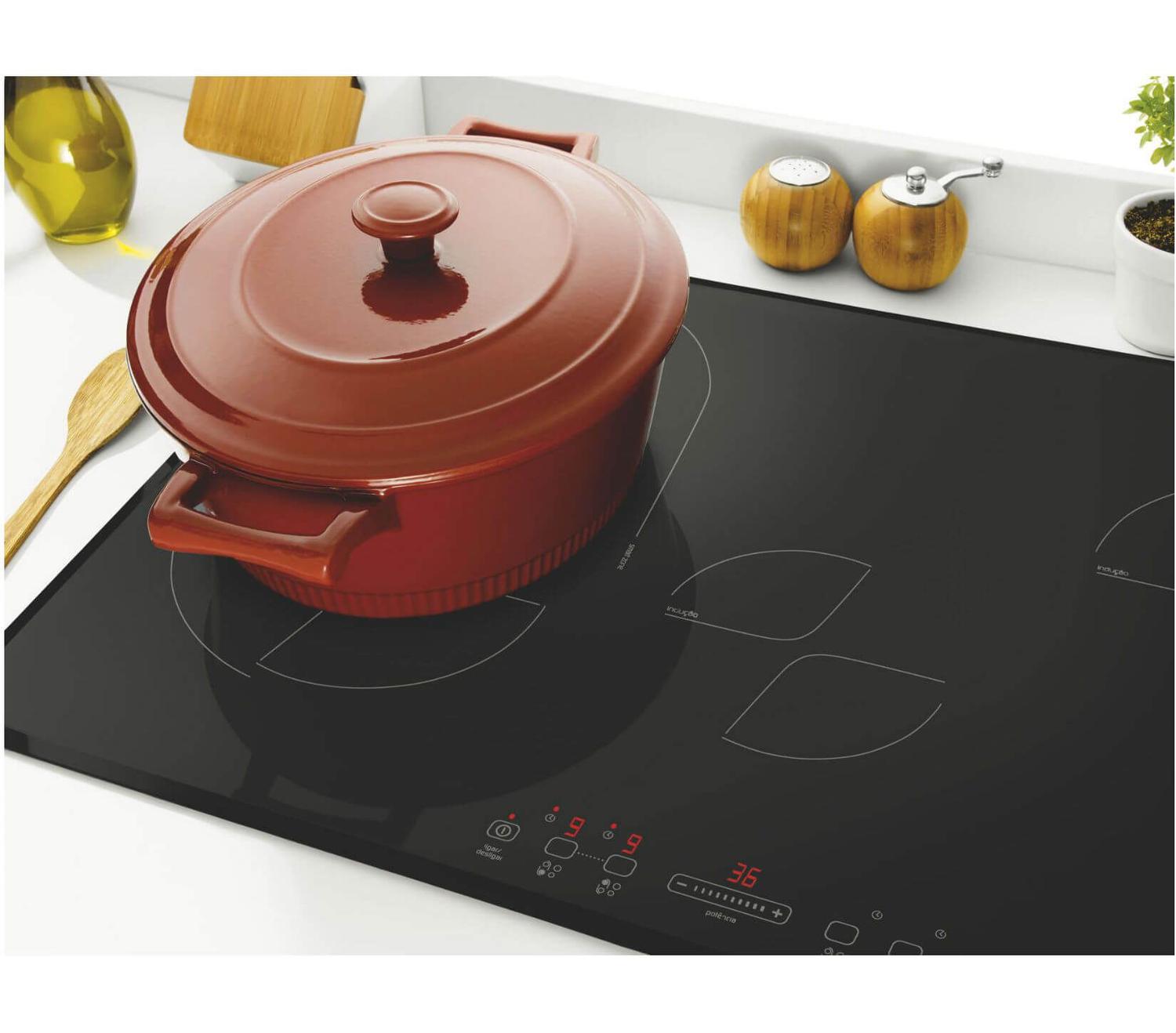 Cooktop por Indução Brastemp 4 Bocas Cooktop 4 e 5 bocas Magazine