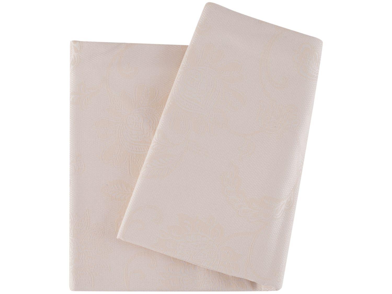 Toalha de Mesa Retangular Karsten Natural