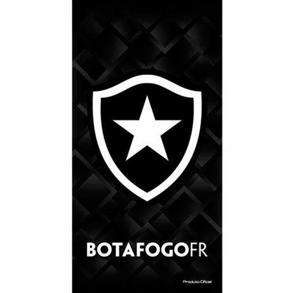 Toalha De Praia Buettner Veludo Estampado Brasao Botafogo Preto Toalha De Praia Magazine Luiza