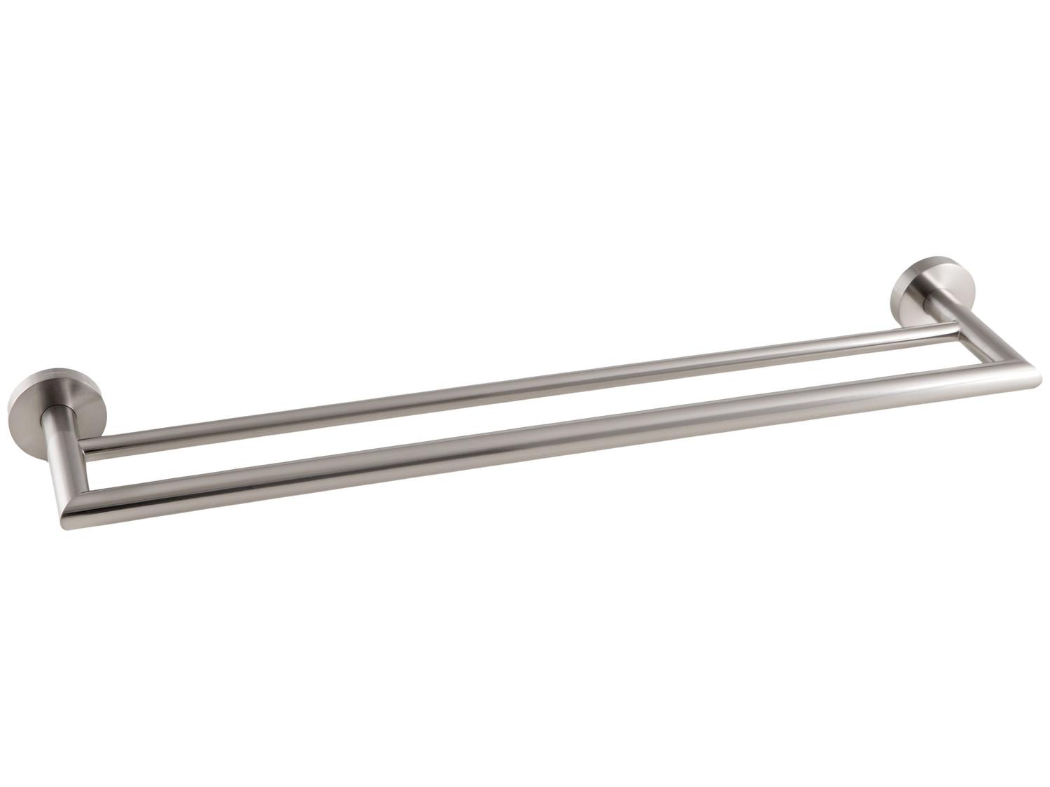 Toalheiro Duplo de Parede 60cm Cromado 2042 N82