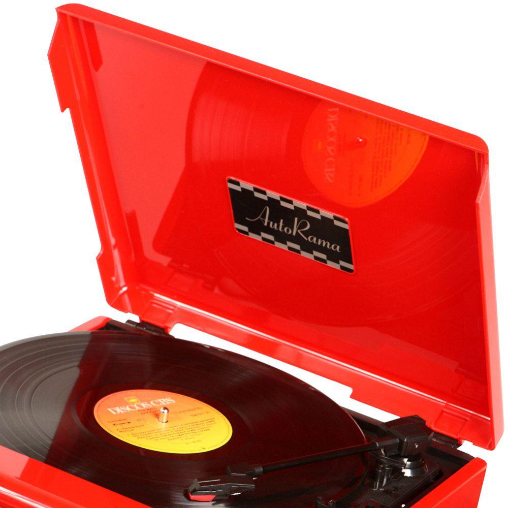 TocaDiscos Vinil Retrô Autorama Vermelho 33.837 Classic Vitrola e TocaDisco Magazine Luiza TocaDiscos Vinil Retrô Autorama Vermelho 33.837 Classic Vitrola e TocaDisco Magazine Luiza