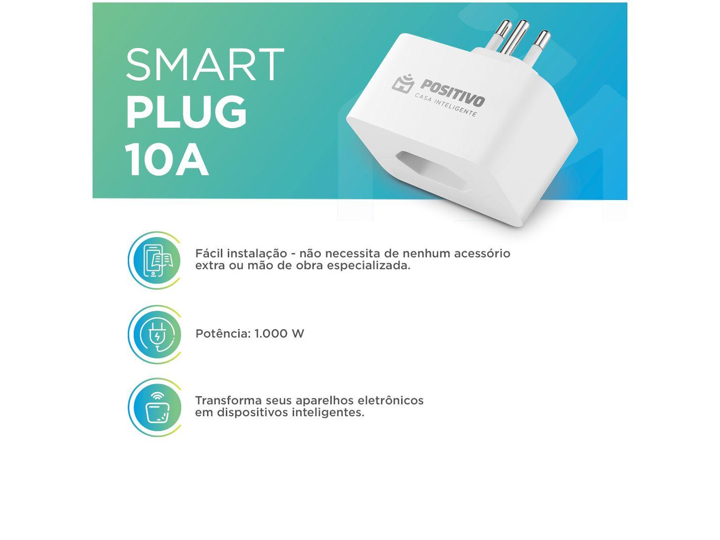 Tomada Inteligente 10A Positivo Smart Home