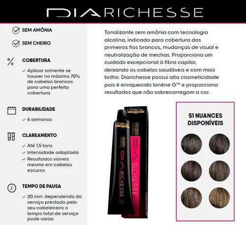 Tonalizante 5 Castanho Claro Diarichesse L'Oréal Professionnel