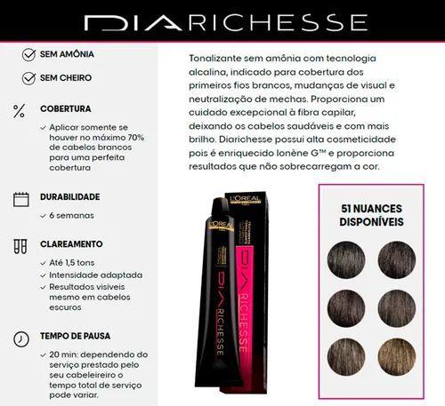 Tonalizante 6.0 Louro Escuro Profundo Diarichesse L'Oréal Professionnel, Magalu Empresas