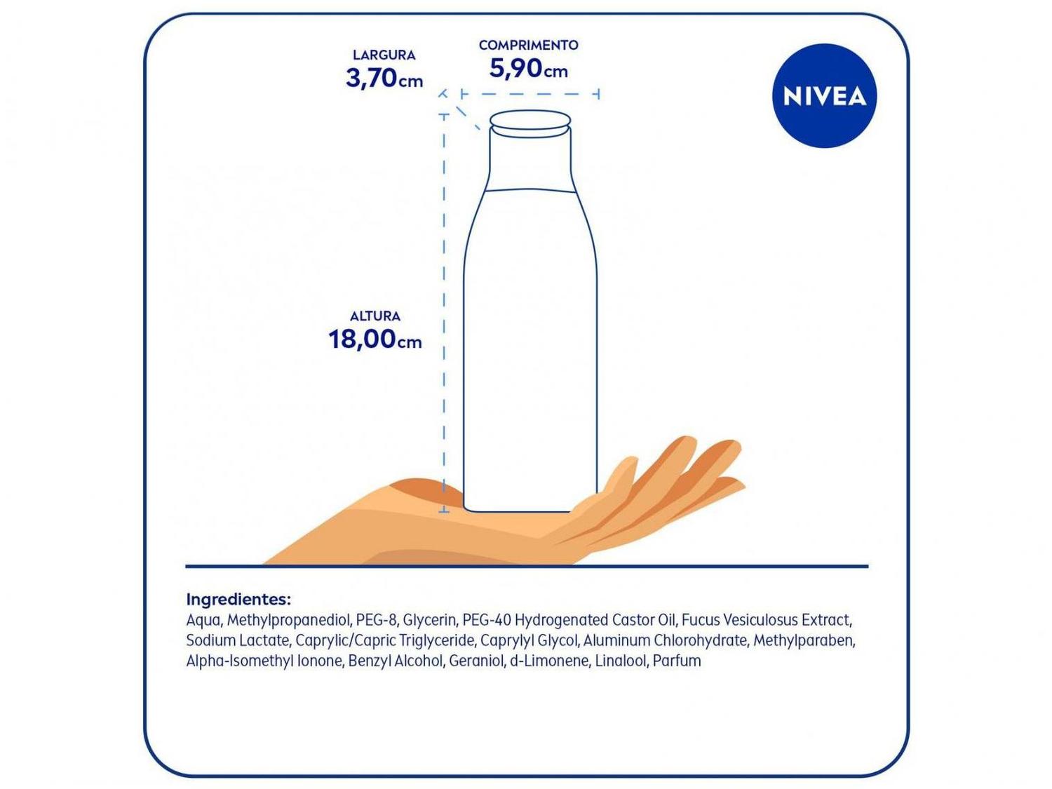 Tônico Facial Nivea para Pele Mista e Oleosa Adstringente Controle do Brilho 200ml
