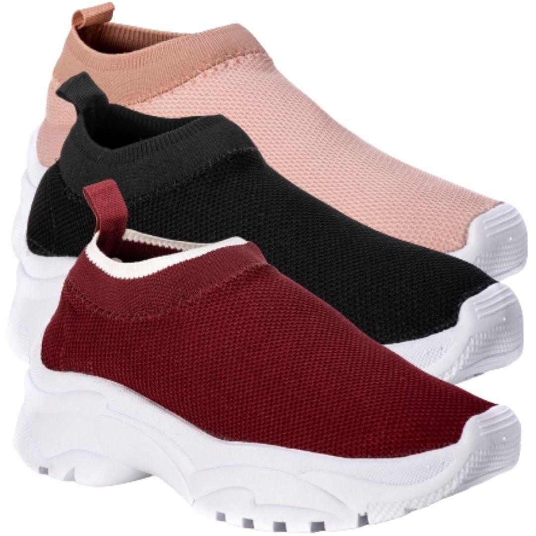 tenis para caminhada feminino sem cadarço