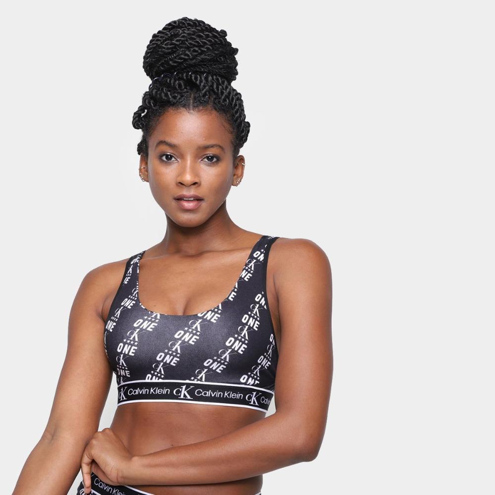 Top Calvin Klein CK One Multi One - Top Cropped - Magazine Luiza