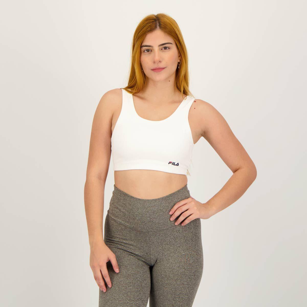 Top Fila Essential III Feminino Branco Top Esportivo Magazine