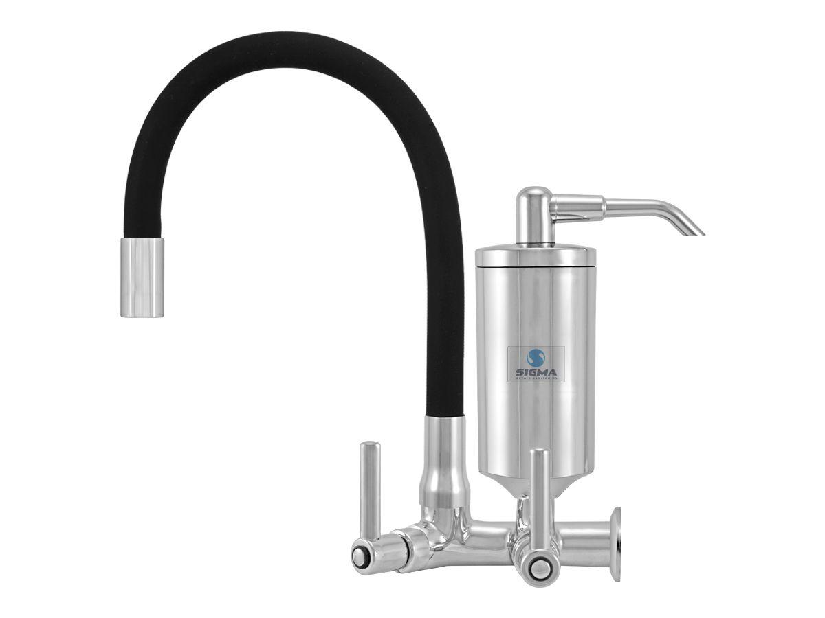 Torneira Filtro Cozinha Parede Emborrachada Preta Inmetro