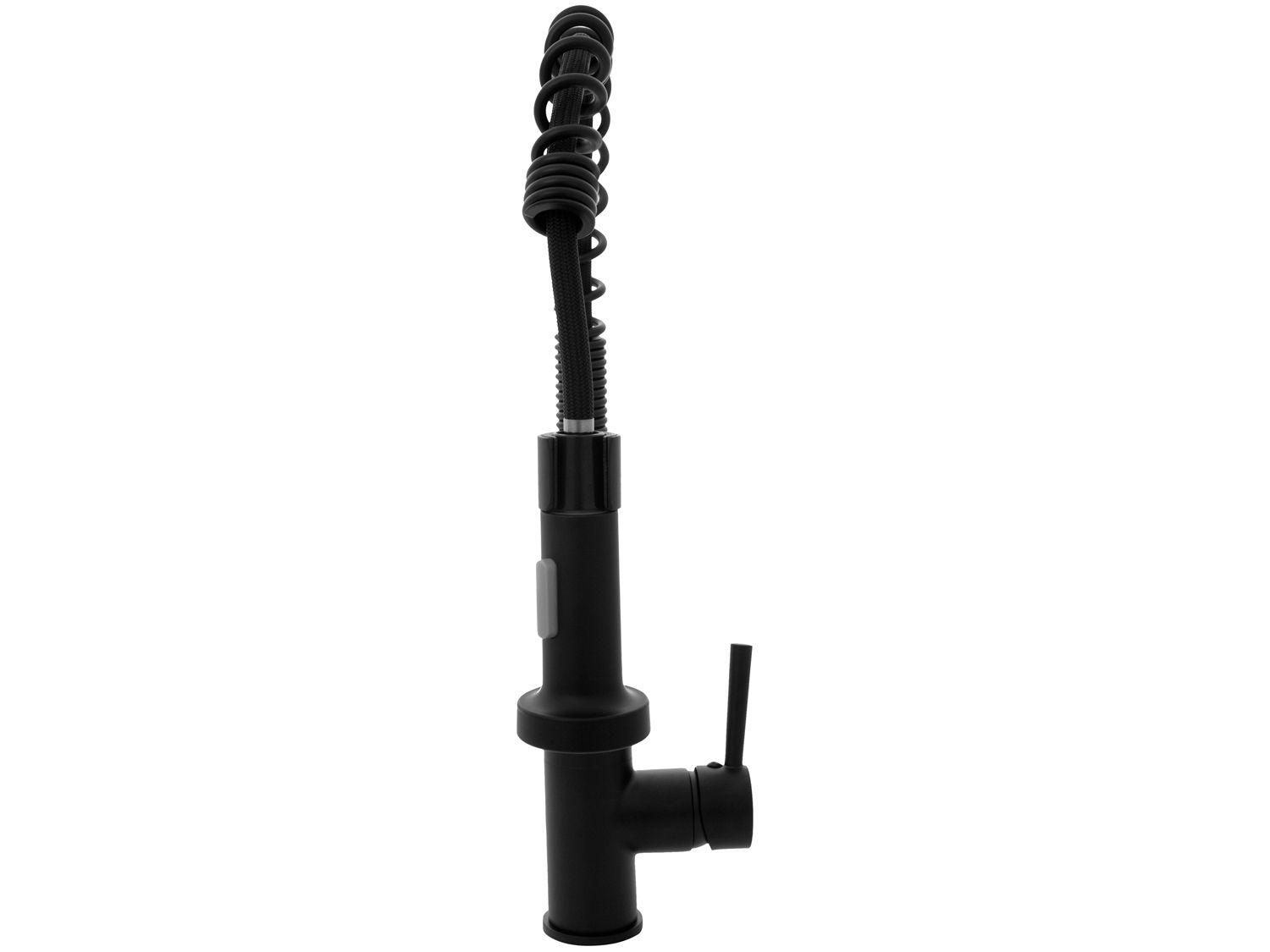 Torneira para Cozinha Gourmet de Mesa com Mola - Luxo Black Nell AM2672