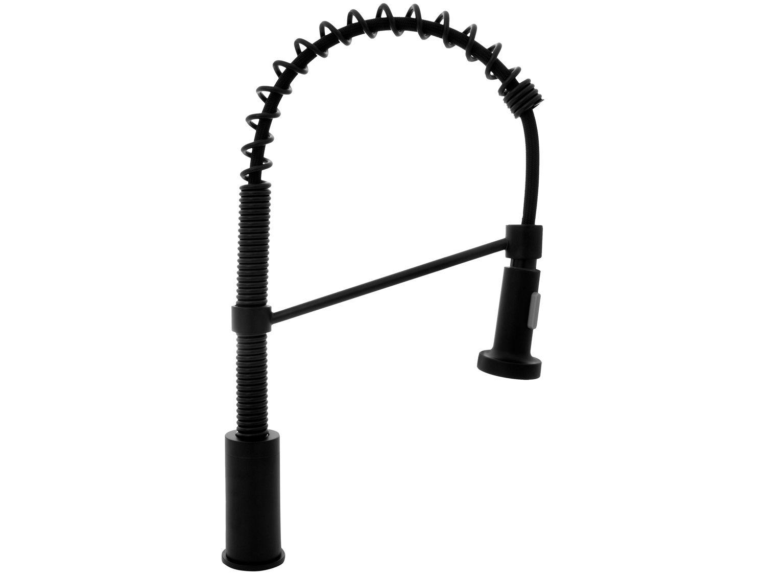 Torneira para Cozinha Gourmet de Mesa com Mola - Luxo Black Nell AM2672