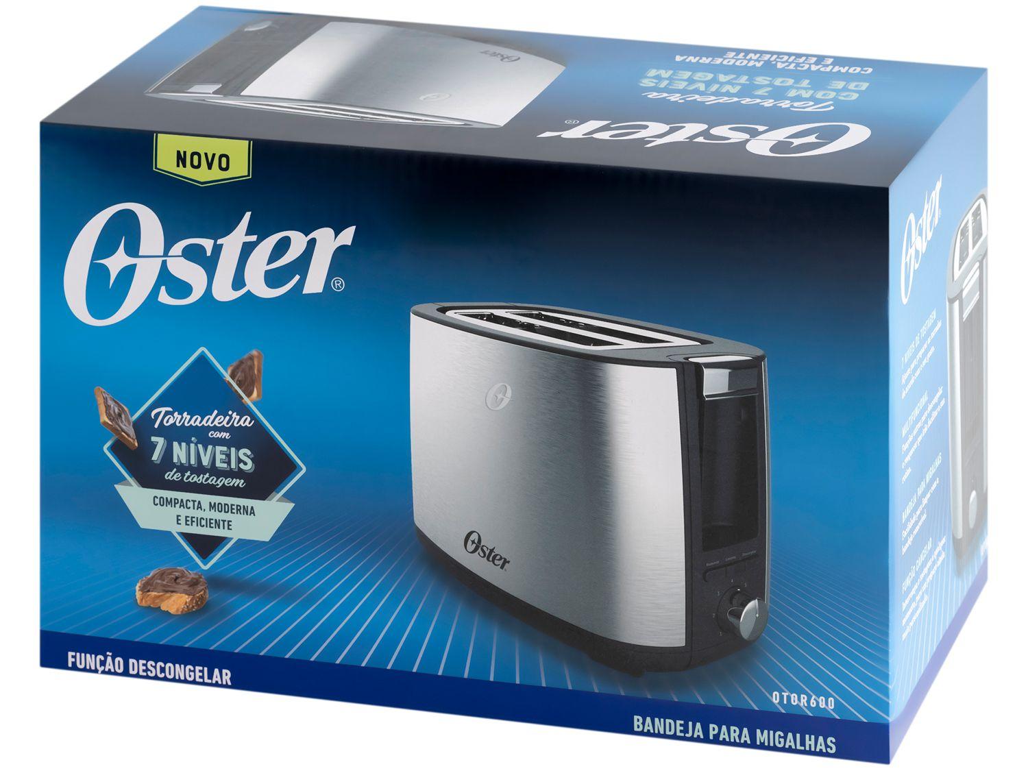 Torradeira Oster Simple Life OTOR600 7 Níveis de Tostagem