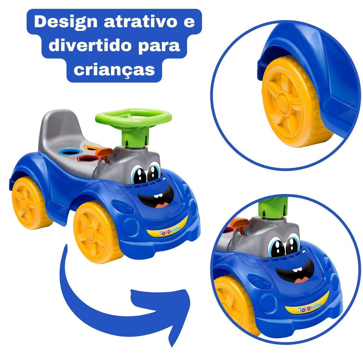 Motoca Infantil Bebe Carrinho Totokinha Plus Azul Cardoso no Shoptime