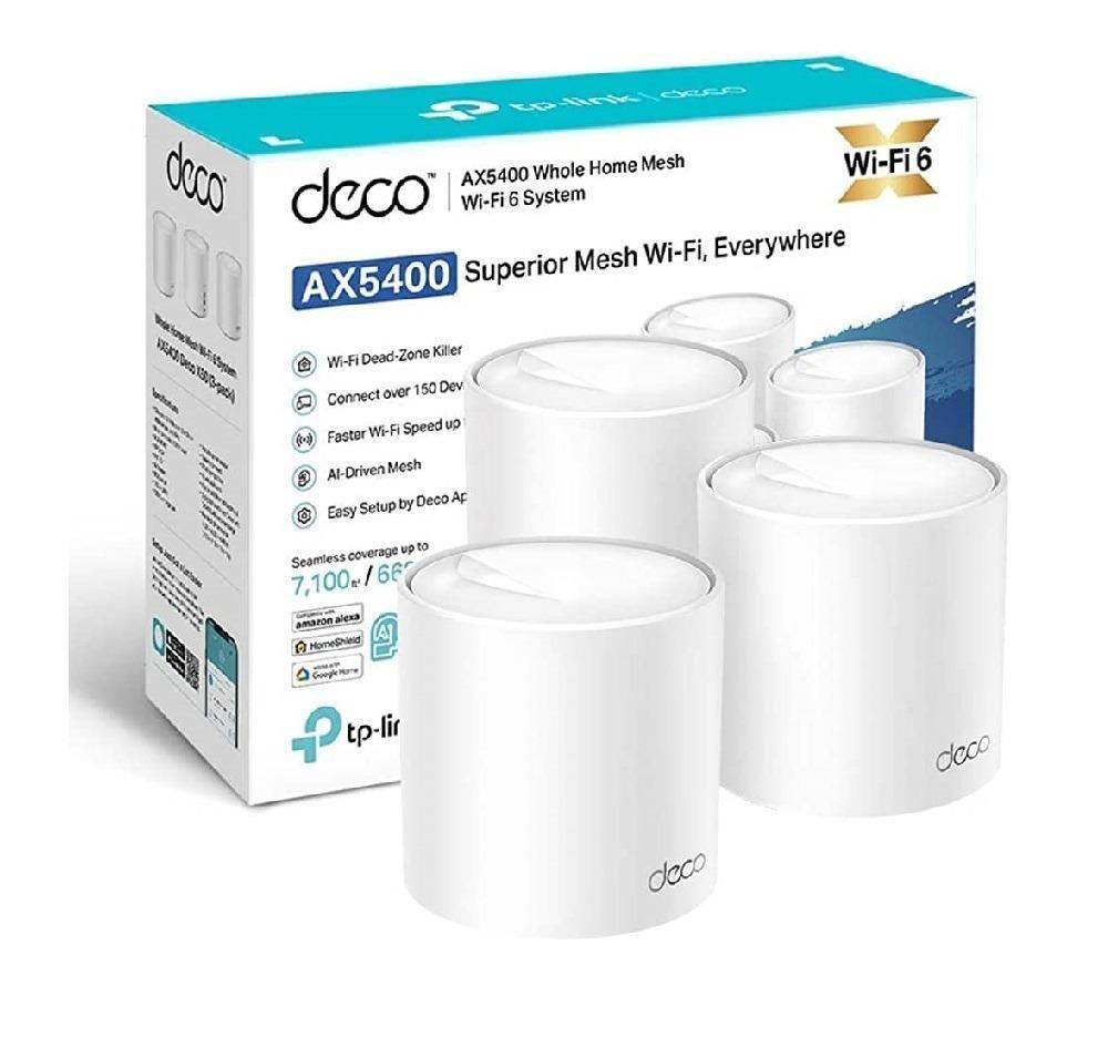 Tp-Link Wifi 6 Deco X60(3-Pack) Whole-Home Mesh Ax5400 Dual Tp-Link Wifi 6 Deco X60(3-Pack) Whole-Home Mesh Ax5400 Dual