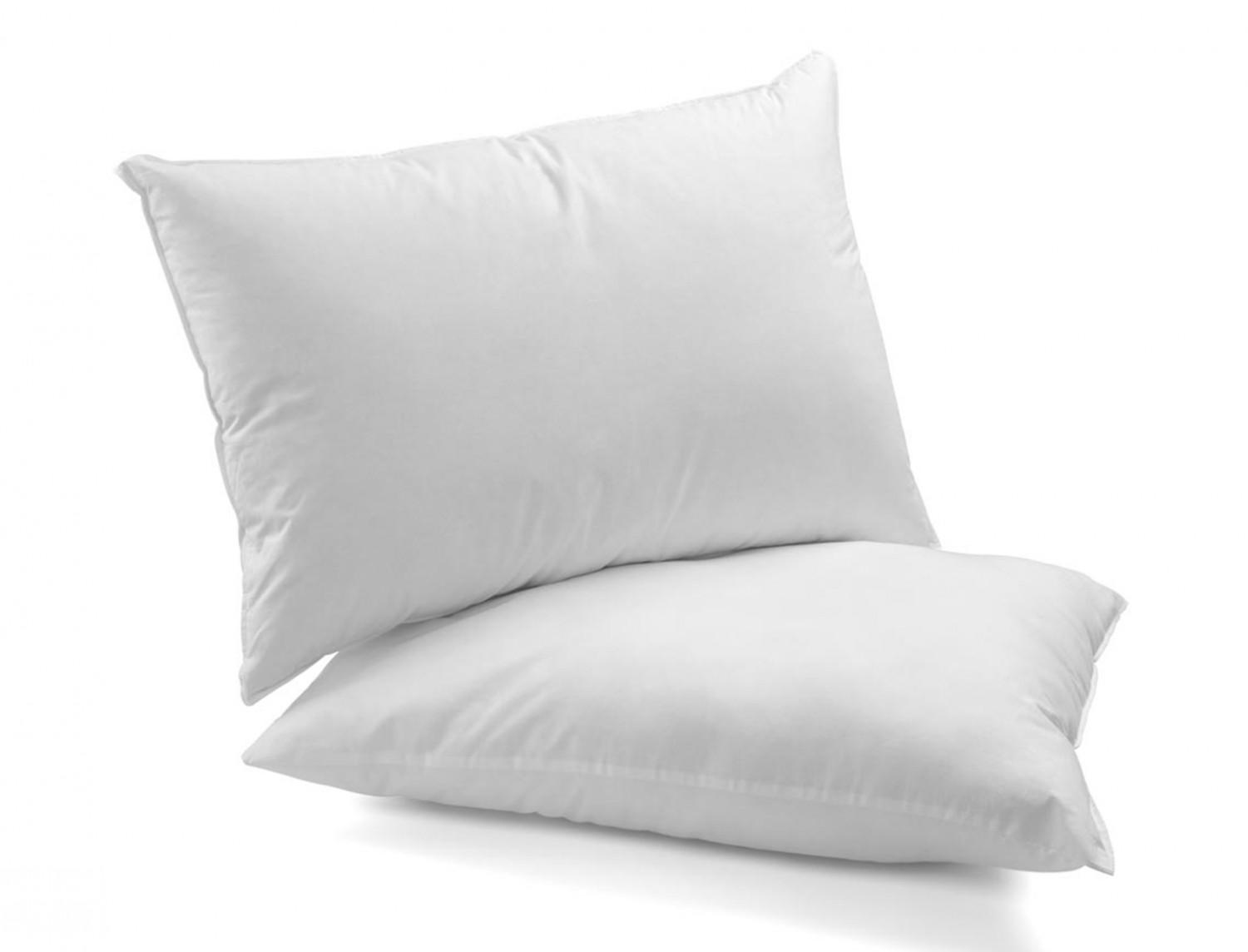 Travesseiro Bom Sonho Pluma de Ganso 70cm x 50cm Branco