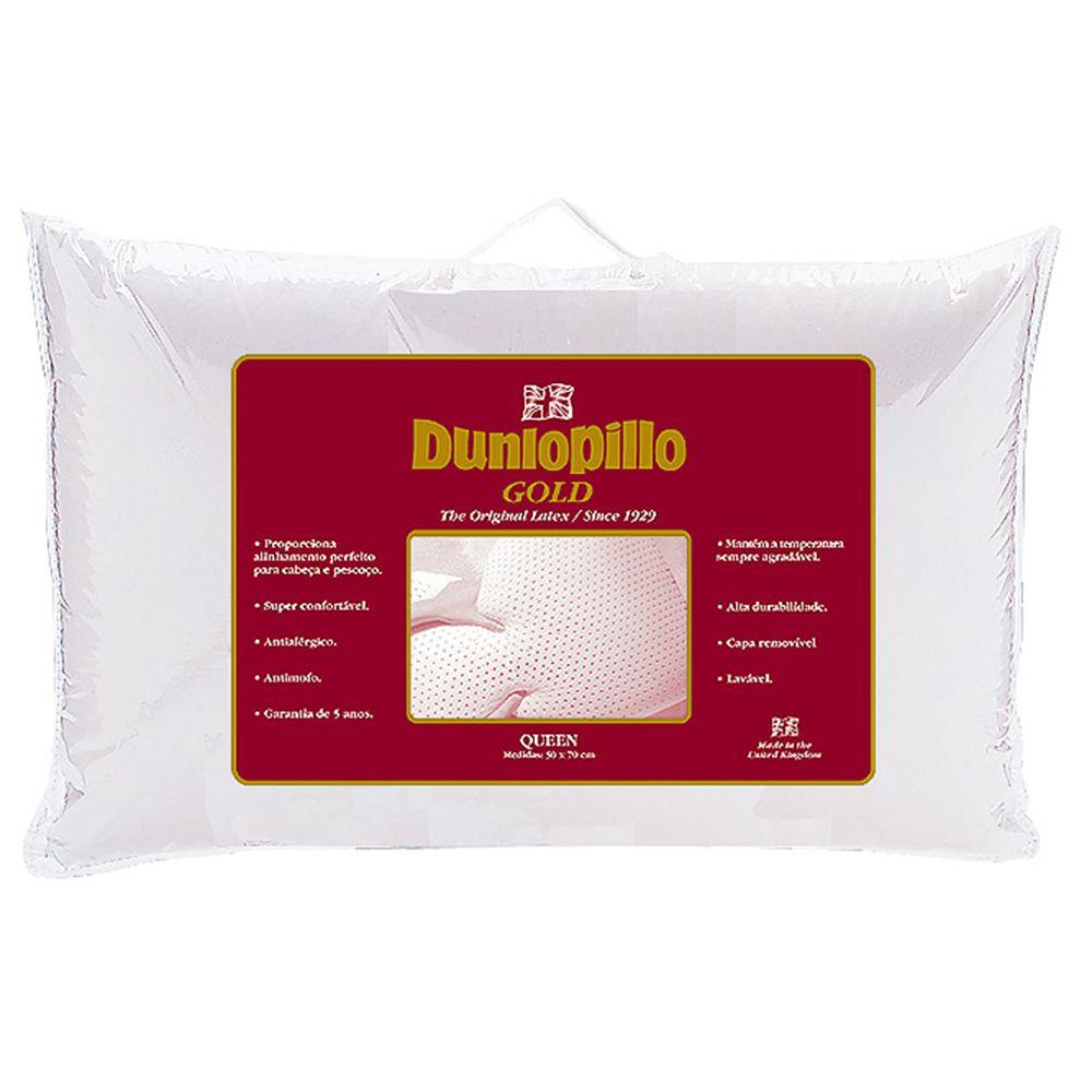 Travesseiro Copespuma Dunlopillo Queen Gold Látex 50X70 cm