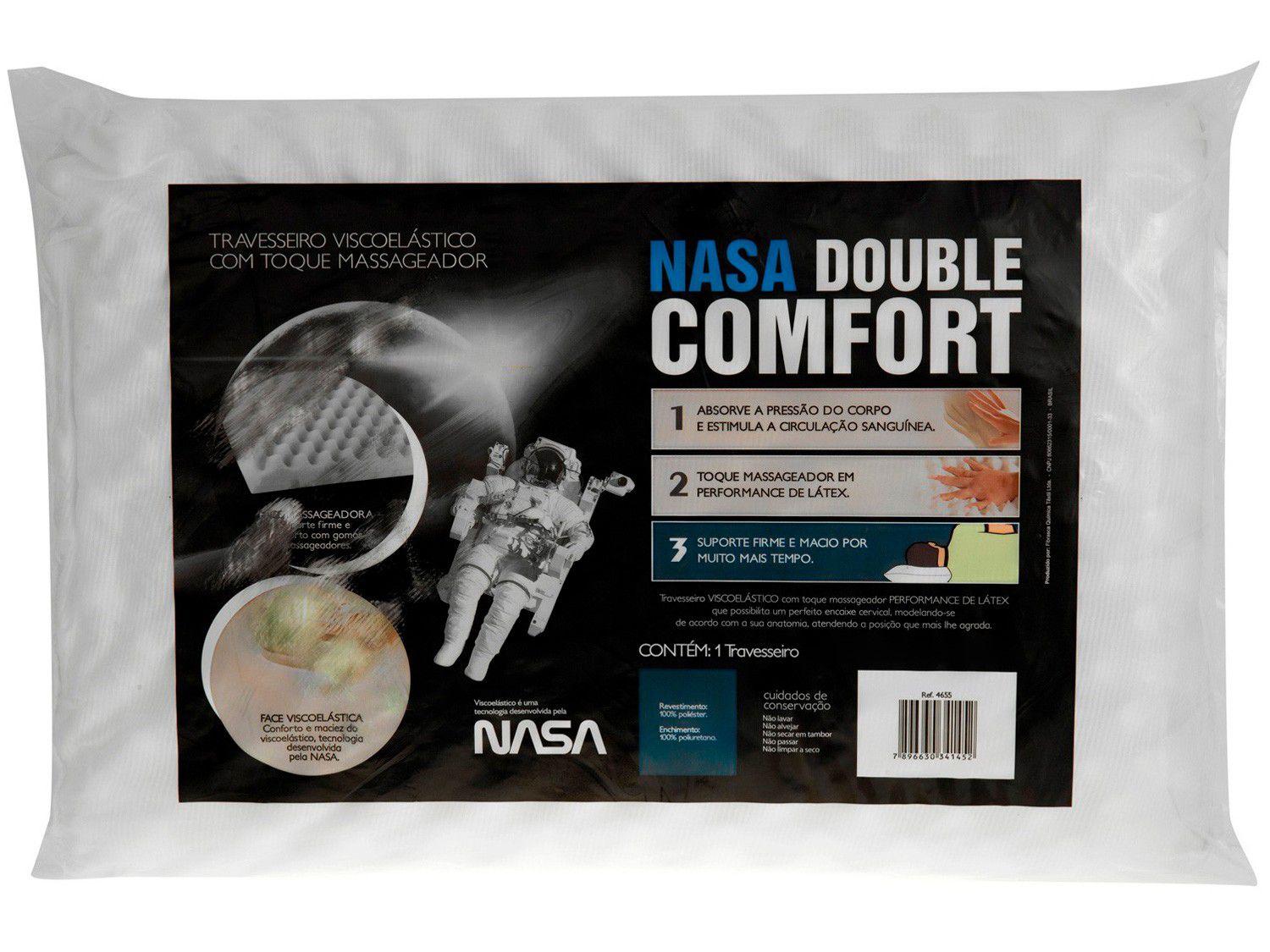 Travesseiro Nasa Fibrasca ViscoelÃ¡stico
