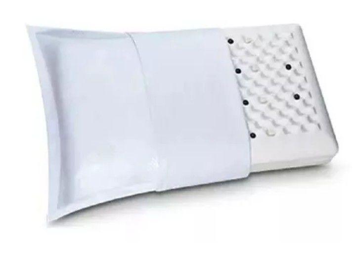 Travesseiro terapêutico antironco magnético infravermelho