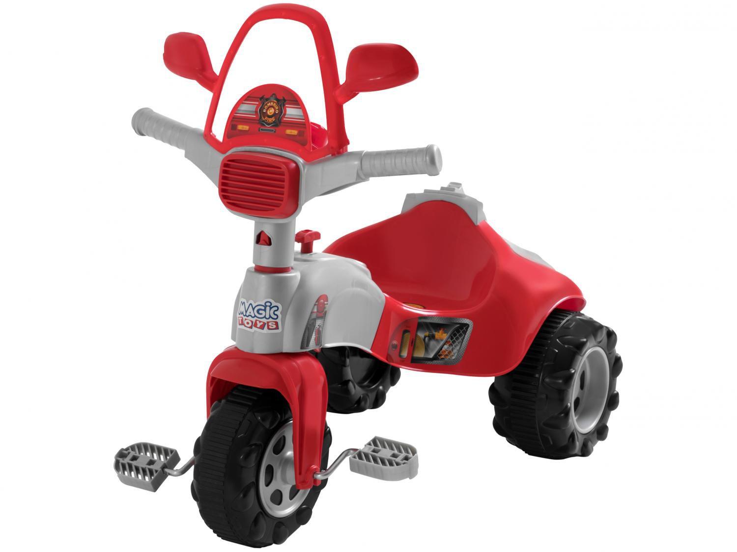 Triciclo Motoca Infantil Tico Tico C/ Empurrador Magic Toys